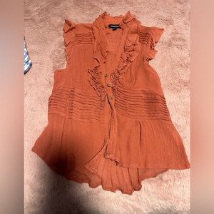 Summer ruffle blouse